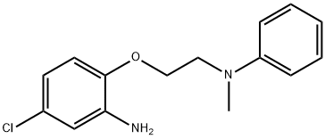 N-[2-(2-AMINO-4-CHLOROPHENOXY)ETHYL]-N-METHYL-N-PHENYLAMINE Struktur