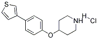 4-[4-(3-THIENYL)PHENOXY]PIPERIDINE HYDROCHLORIDE Struktur