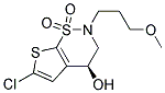 (S)-6-CHLORO-2-(3-METHOXY-PROPYL)-1,1-DIOXO-1,2,3,4-TETRAHYDRO-1LAMBDA6-THIENO[3,2-E][1,2]THIAZIN-4-OL Struktur