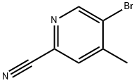 5-BROMO-4-METHYL-PYRIDINE-2-CARBONITRILE Structure