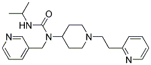 N'-ISOPROPYL-N-[1-(2-PYRIDIN-2-YLETHYL)PIPERIDIN-4-YL]-N-(PYRIDIN-3-YLMETHYL)UREA Struktur