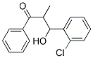 3-(2-CHLORO-PHENYL)-3-HYDROXY-2-METHYL-1-PHENYL-PROPAN-1-ONE Struktur