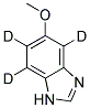 5-METHOXYBENZIMIDAZOLE-4,6,7-D3 Struktur