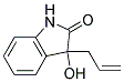 3-ALLYL-3-HYDROXY-1,3-DIHYDRO-INDOL-2-ONE Struktur