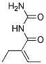 CIS-2-ETHYLCROTONYLUREA Struktur