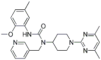 N-[1-(4,6-DIMETHYLPYRIMIDIN-2-YL)PIPERIDIN-4-YL]-N'-(2-METHOXY-5-METHYLPHENYL)-N-(PYRIDIN-3-YLMETHYL)UREA Struktur