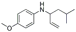 (4-METHOXY-PHENYL)-(3-METHYL-1-VINYL-BUTYL)-AMINE Struktur