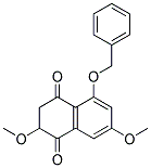 5-BENZYLOXY-2,7-DIMETHOXY-2,3-DIHYDRO-[1,4]NAPHTHOQUINONE Struktur