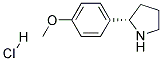 (S)-2-(4-METHOXYPHENYL)PYRROLIDINE HYDROCHLORIDE Struktur