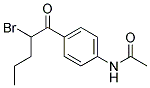 N-[4-(2-BROMO-PENTANOYL)-PHENYL]-ACETAMIDE Struktur