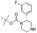 (R)-2-(3-FLUORO-PHENYL)-PIPERAZINE-1-CARBOXYLIC ACID TERT-BUTYL ESTER Struktur