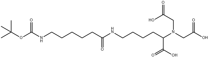 T-BOC-AMINOCAPROICNITRILOTRIACETIC ACID Struktur