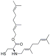 GERANYL GERANYL CYSTEINE Struktur