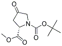 (2S)-1-BOC-4-OXO-PROLINE METHYL ESTER Struktur