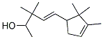 3,3-DIMETHYL-5-(2,2,3-TRIMETHYL-3-CYCLOPENTEN-1-YL)-4-PENTEN-2-OL Struktur