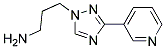 3-(3-PYRIDIN-3-YL-[1,2,4]TRIAZOL-1-YL)-PROPYLAMINE Struktur