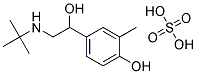 2-TERT-BUTYLAMINO-1-(4-HYDROXY-3-METHYLPHENYL)ETHANOL SULPHATE Struktur