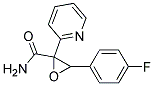 3-(4-FLUOROPHENYL)-2-(2-PYRIDYL)OXIRANE-2-CARBOXAMIDE, TECH Struktur