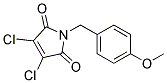 3,4-DICHLORO-1-(4-METHOXYBENZYL)-1H-PYRROLE-2,5-DIONE, TECH Struktur