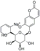 3,4-CYCLOHEXENEOESCULETIN-BETA-D-GALACTOPYRANOSIDE SODIUM SALT Struktur