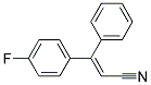 (E)-3-(4-FLUORO-PHENYL)-3-PHENYL-ACRYLONITRILE Struktur