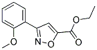 3-(2-METHOXY-PHENYL)-ISOXAZOLE-5-CARBOXYLIC ACID ETHYL ESTER Struktur