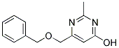 6-BENZYLOXYMETHYL-4-HYDROXY-2-METHYLPYRIMIDINE Struktur