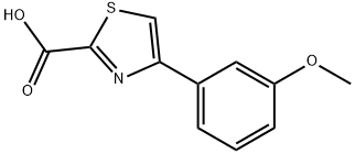 4-(3-METHOXY-PHENYL)-THIAZOLE-2-CARBOXYLIC ACID Struktur