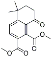 5,5-DIMETHYL-8-OXO-5,6,7,8-TETRAHYDRO-NAPHTHALENE-1,2-DICARBOXYLIC ACID DIMETHYL ESTER Struktur