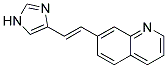 7-[2-(1H-IMIDAZOL-4-YL)-VINYL]-QUINOLINE Struktur