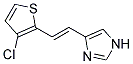 4-[2-(3-CHLORO-THIOPHEN-2-YL)-VINYL]-1H-IMIDAZOLE Struktur