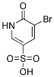 5-BROMO-6-OXO-1,6-DIHYDROPYRIDINE-3-SULFONIC ACID Struktur