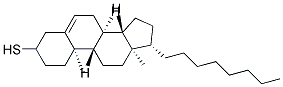 (8S,9S,10R,13R,14S,17S)-10,13-DIMETHYL-17-OCTYL-2,3,4,7,8,9,10,11,12,13,14,15,16,17-TETRADECAHYDRO-1H-CYCLOPENTA[A]PHENANTHRENE-3-THIOL Struktur