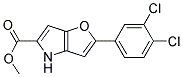 METHYL 2-(3,4-DICHLOROPHENYL)-4H-FURO[3,2-B]PYRROLE-5-CARBOXYLATE Struktur