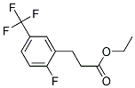 3-(2-FLUORO-5-TRIFLUOROMETHYL-PHENYL)-PROPIONIC ACID ETHYL ESTER Struktur