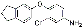 3-CHLORO-4-(2,3-DIHYDRO-1H-INDEN-5-YLOXY)ANILINE Struktur