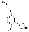 3-(2,5-DIMETHOXYPHENYL)AZETIDINE HYDROCHLORIDE Struktur