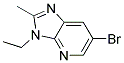 6-BROMO-3-ETHYL-2-METHYL-3H-IMIDAZO[4,5-B]PYRIDINE Struktur