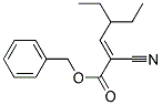 (E)-2-CYANO-4-ETHYL-HEX-2-ENOIC ACID BENZYL ESTER Struktur