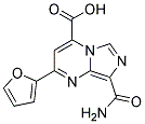 8-(AMINOCARBONYL)-2-(2-FURYL)IMIDAZO[1,5-A]PYRIMIDINE-4-CARBOXYLIC ACID Struktur