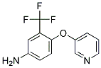 4-(3-PYRIDINYLOXY)-3-(TRIFLUOROMETHYL)ANILINE Struktur