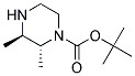 (2R,3R)-2,3-DIMETHYL-PIPERAZINE-1-CARBOXYLIC ACID TERT-BUTYL ESTER Struktur