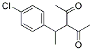 3-[1-(4-CHLORO-PHENYL)-ETHYL]-PENTANE-2,4-DIONE Struktur