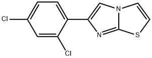 6-(2,4-DICHLOROPHENYL)IMIDAZO[2,1-B][1,3]THIAZOLE Struktur