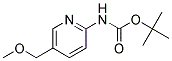 (5-METHOXYMETHYL-PYRIDIN-2-YL)-CARBAMIC ACID TERT-BUTYL ESTER Struktur