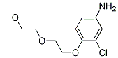 3-CHLORO-4-[2-(2-METHOXYETHOXY)ETHOXY]ANILINE Struktur