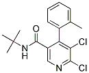 N-TERT-BUTYL-5,6-DICHLORO-4-O-TOLYL-NICOTINAMIDE Struktur