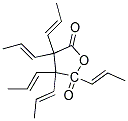 PENTAPROPENYL SUCCINIC ANHYDRIDE Struktur