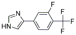 4-(3-FLUORO-4-TRIFLUOROMETHYL-PHENYL)-1H-IMIDAZOLE Struktur