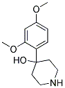 4-(2,4-DIMETHOXY-PHENYL)-PIPERIDIN-4-OL Struktur